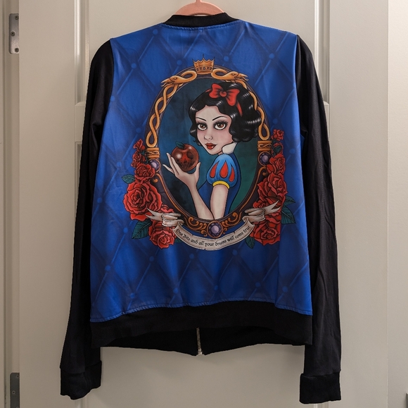 BlackMilk Snow White GF Bomber - Picture 4 of 8